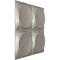 Ekena Millwork 11 7/8in. W x 11 7/8in. H Adonis EnduraWall Decorative 3D Wall Panel Covers 0.98 Sq. Ft. WP12X12ADBAL - alternate 3